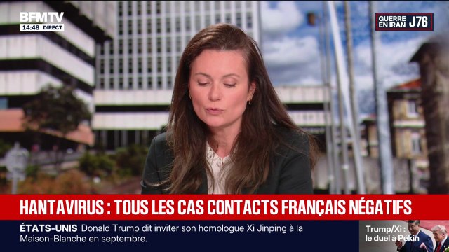 Hantavirus: la totalité des cas contact français testés négatifs, a annoncé la ministre de la Santé