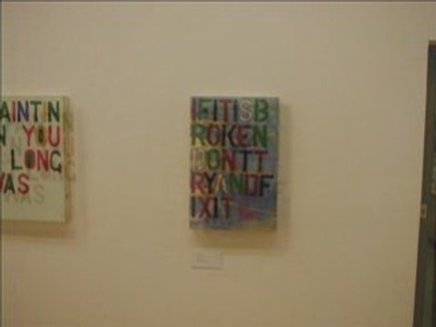 Barrie J Davies at Oriel Davies Gallery Wales UK 2006