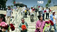 Ativistas pela paz reúnem-se para proteger palestinianos na marcha das bandeiras em Jerusalém