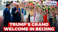 Trump Receives Grand Ceremonial Welcome in Beijing During High-Stakes China Visit