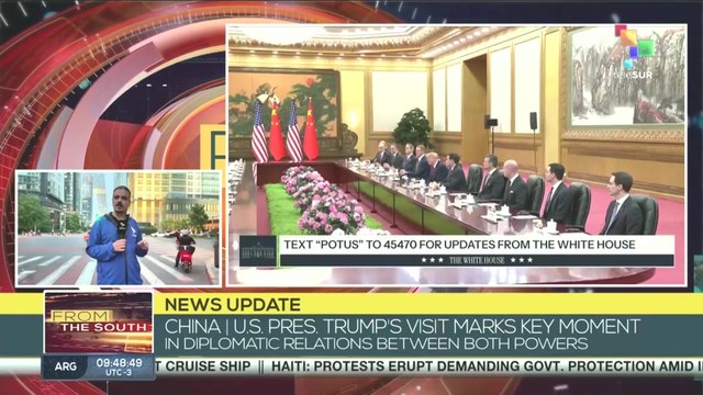 U.S. pres. Trump´s visit to China marks key moments in diplomatic relations between both powers