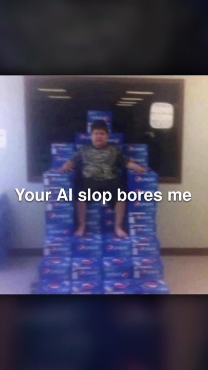 Un simulateur de LLM: Your AI Slop Bores Me  |  C'est Quoi ce Mème?