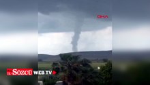 İzmir'de hortum oluştu