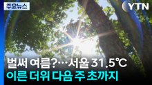 [날씨] "벌써 여름?" 서울 31.5℃...한여름 더위 다음 주 초까지 / YTN