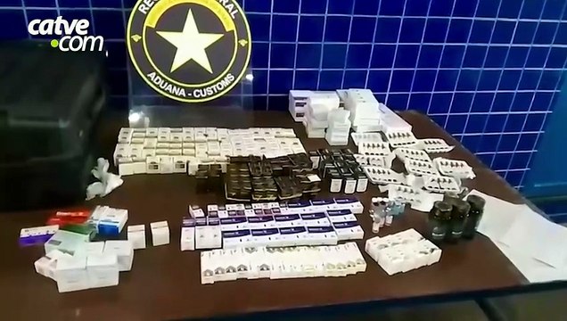 Anabolizantes e medicamentos para emagrecimento são apreendidos na Aduana da Ponte da Amizade