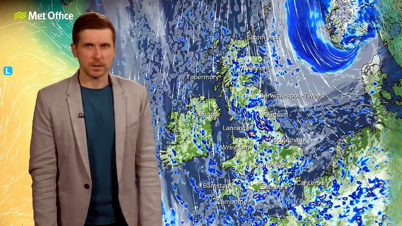 Met Office Thursday Evening Weather Forecast 14/05/2026