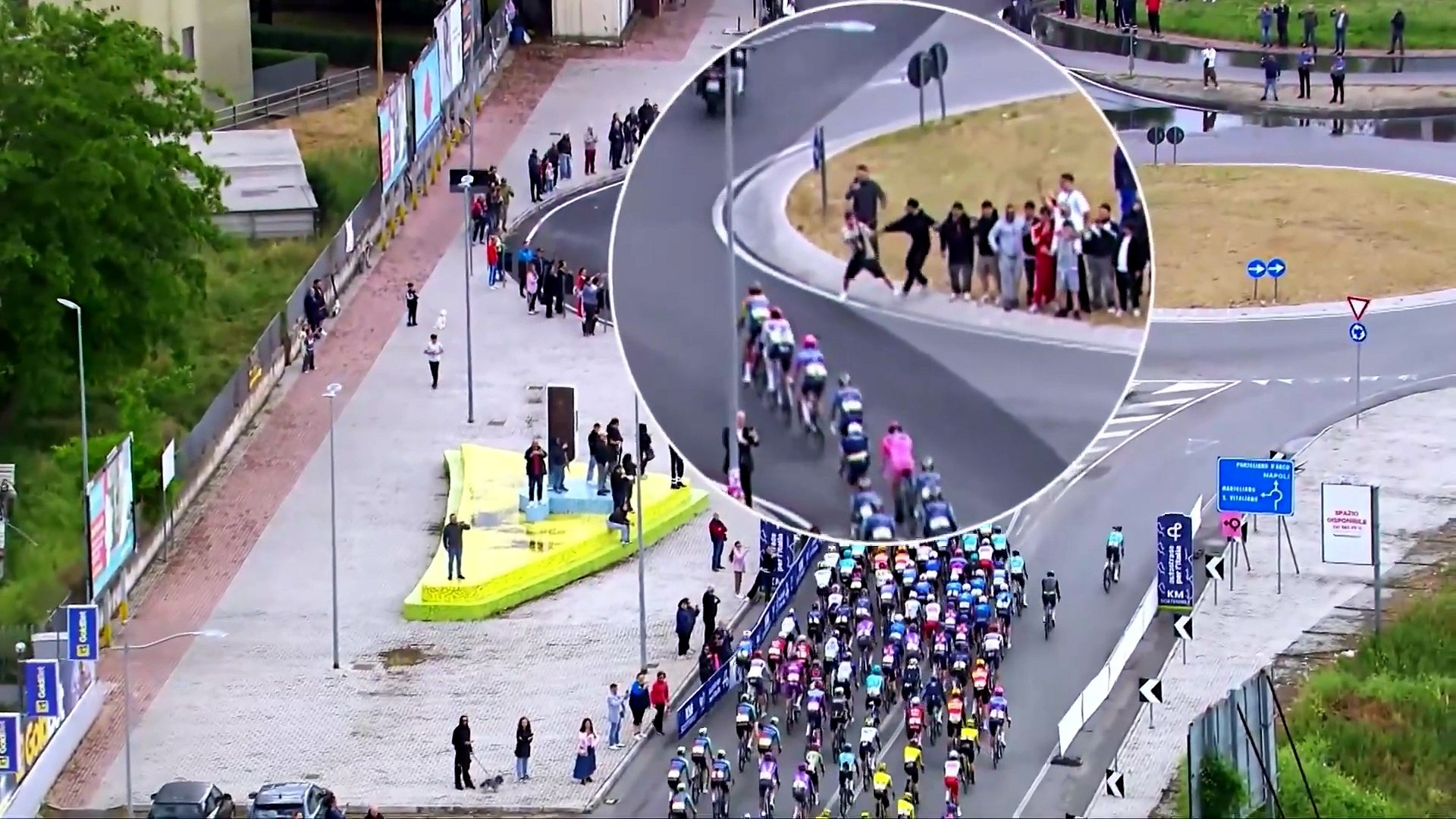 Se espera una sanción importante para los dos jóvenes de 19 y 20 años que intentaron tirar a los ciclistas