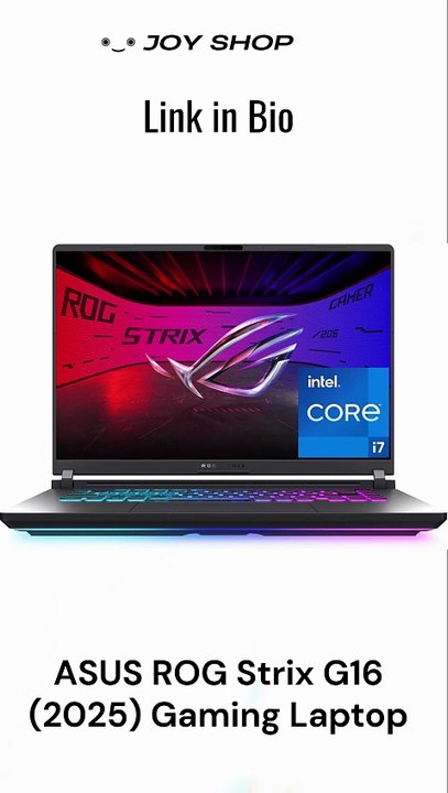 2025 ASUS ROG Strix G16: The RTX 5060 Beast is HERE! 💻 #shorts #ROG #StrixG16 #RTX5060 #GamingLaptop