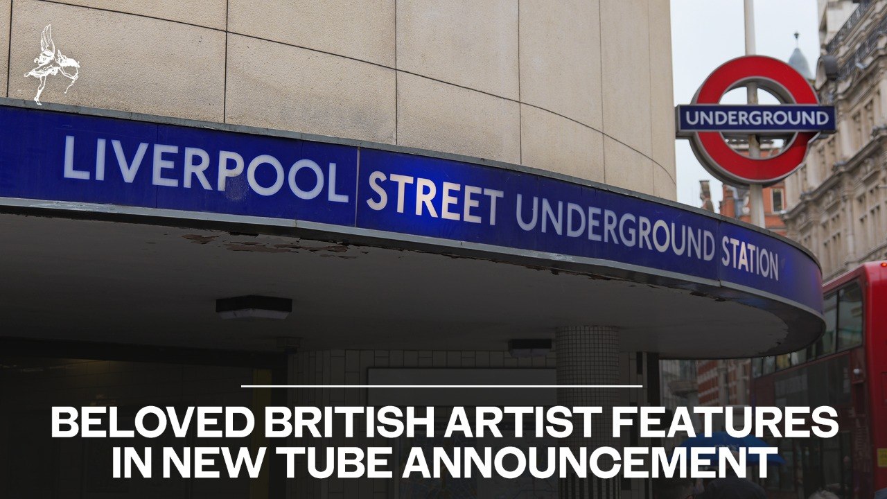 Beloved British artist features in new Tube announcement