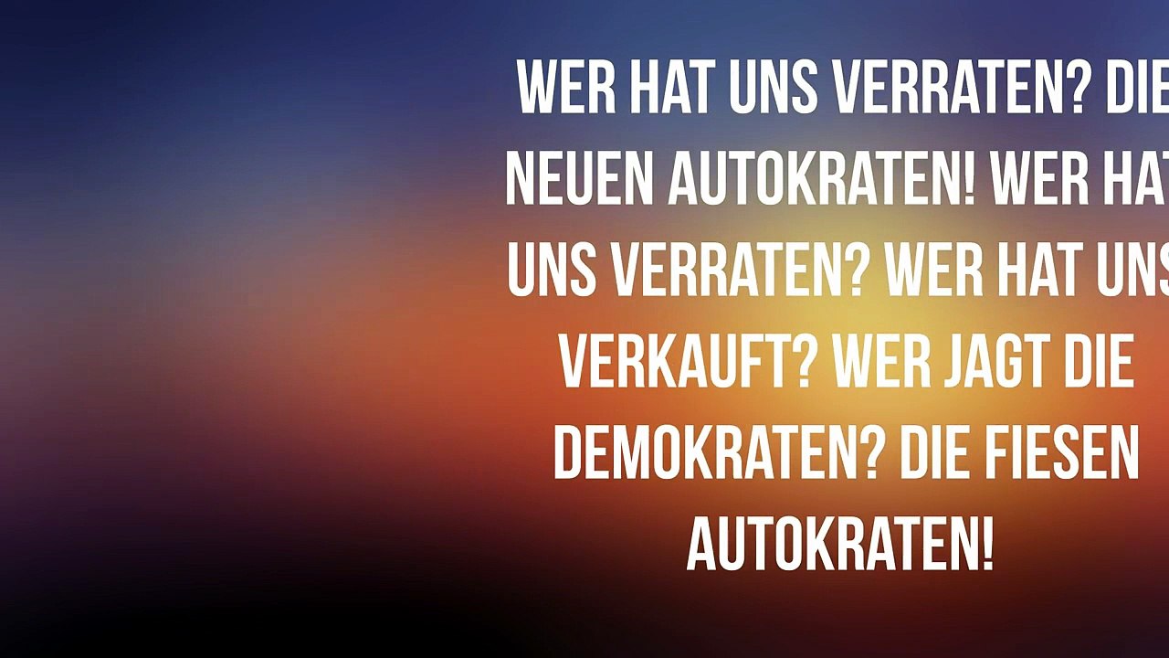 Wer hat uns verraten? 🎤 Ein Ständchen für Putin & Trump