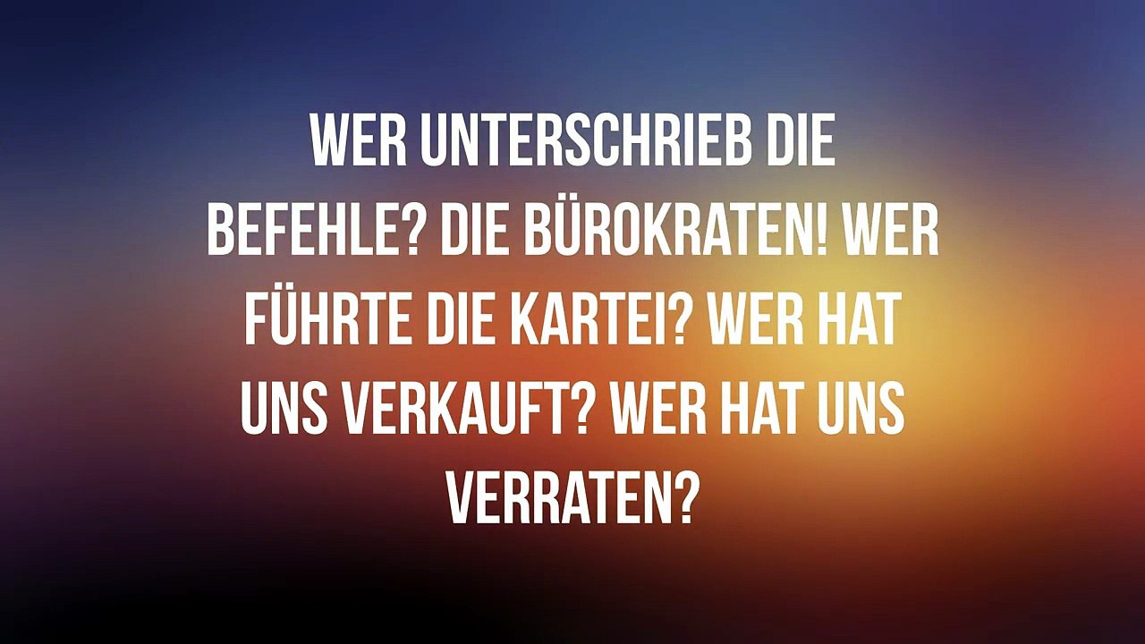 Wer hat uns verraten? 🎤 Nicht die Sozialdemokraten!