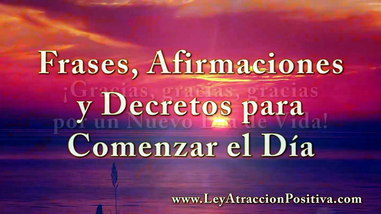 AFIRMACIONES POSITIVAS para EMPEZAR el DÍA ☀️