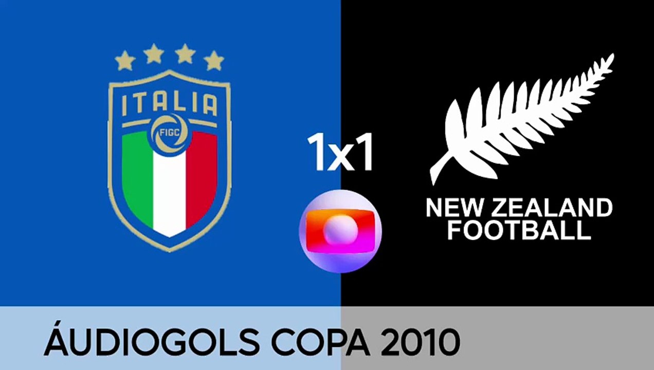 Áudiogols | Itália 1x1 Nova Zelândia (Globo 2010)