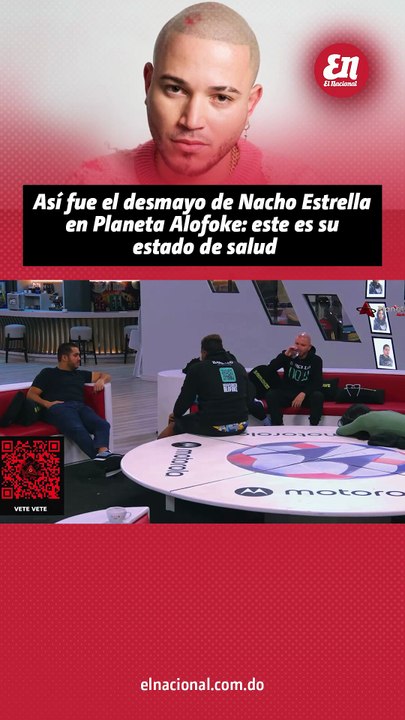 Así fue el desmayo de Nacho Estrella en Planeta Alofoke: este es su estado de salud