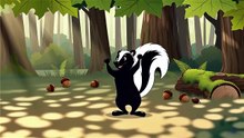 Mofeta bailando