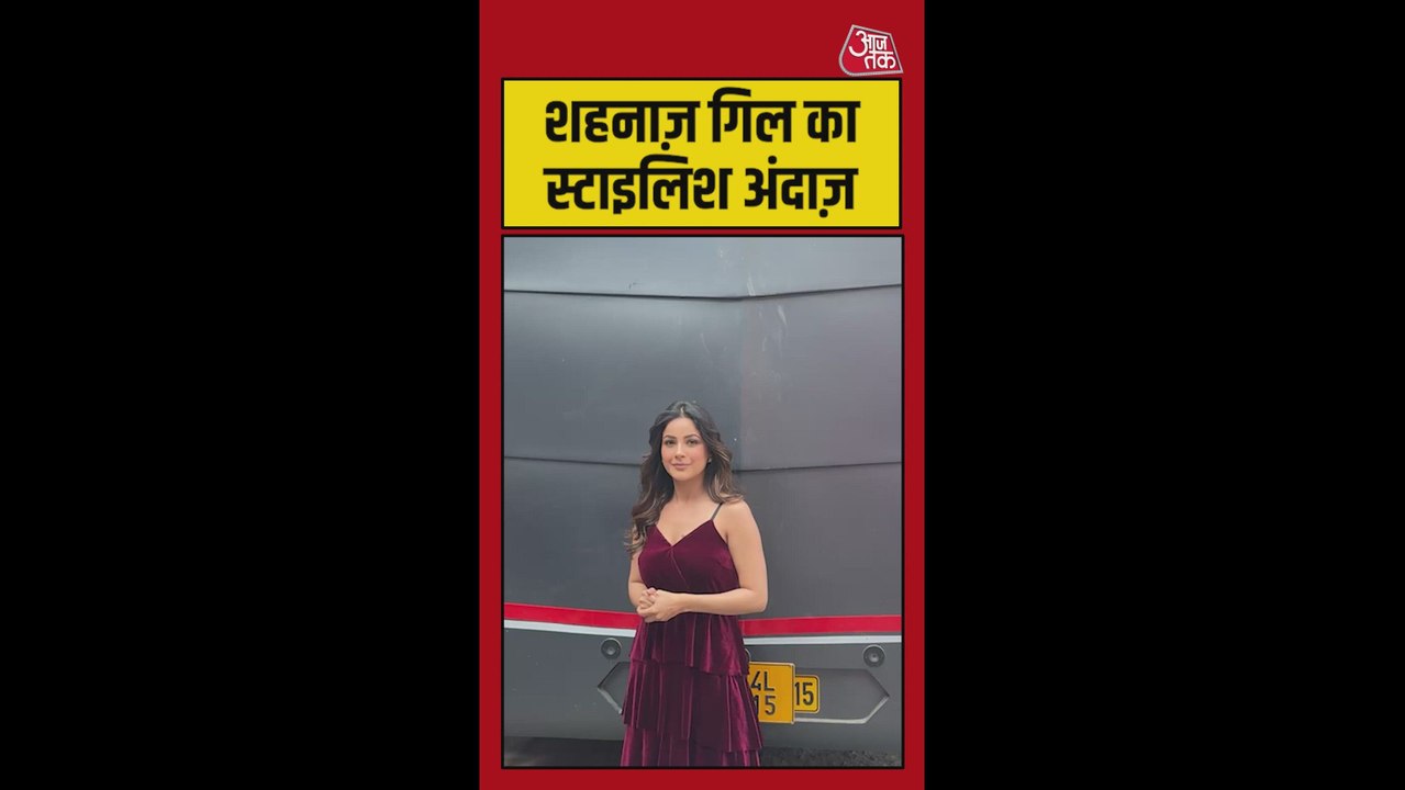 शहनाज गिल का स्टाइलिश अंदाज, Video