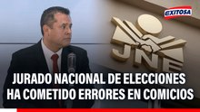 Jurado Nacional de Elecciones ha cometido en comicios, señala experto