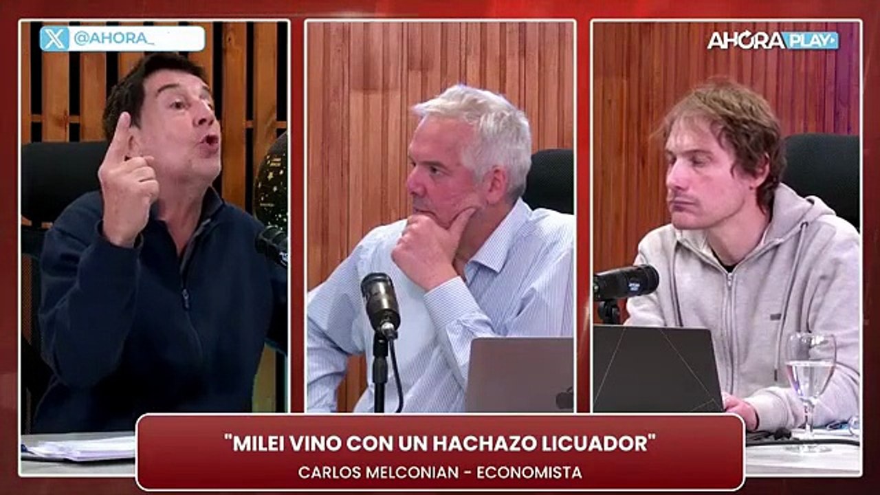 Melconian, durísimo con el plan de Milei: “Vino con un hachazo licuador y no sabe cómo seguir”