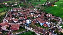 Hortumun savaş alanına çevirdiği köy havadan görüntülendi
