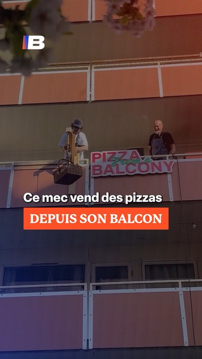 😳 Il a transformé son balcon en pizzeria ⁉️