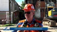 Começa demolição de prédio com risco de desabar em Olinda