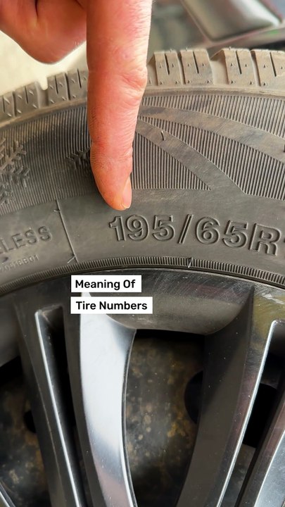 What do tire numbers mean