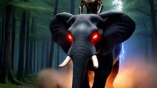 Surprise, riding an elephant in the forest... #indiantarzan2026