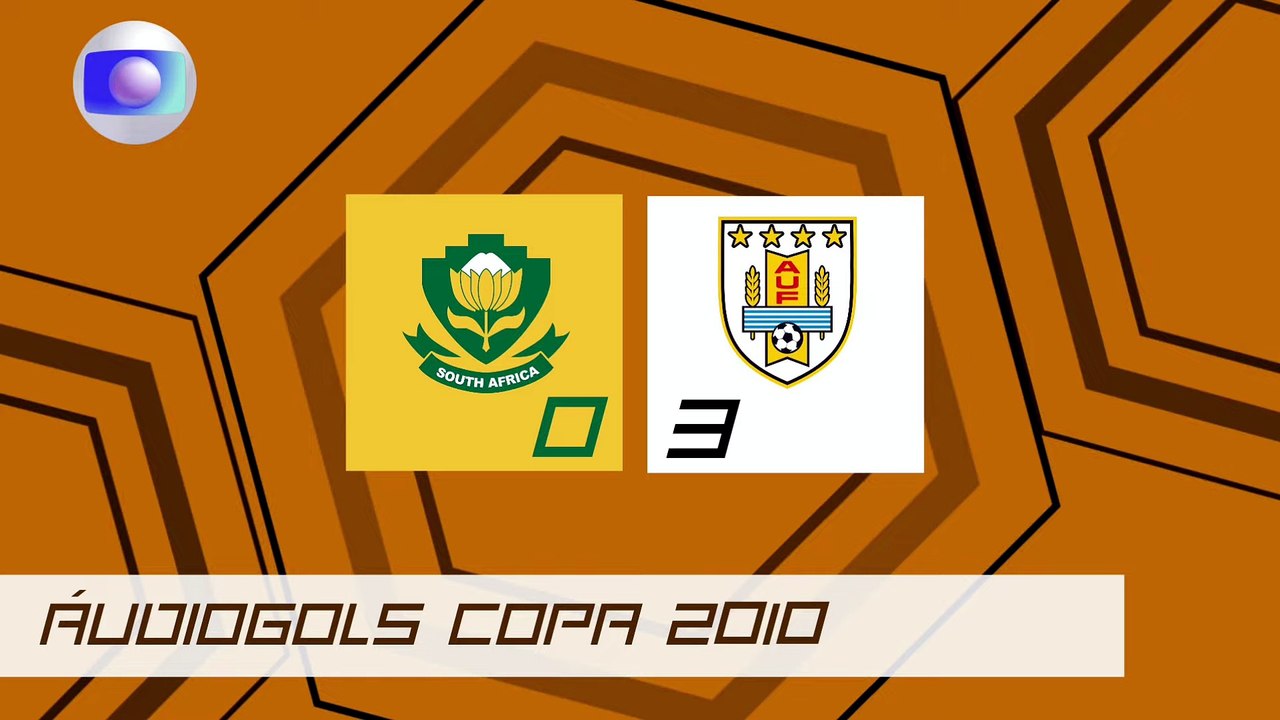 Áudiogols | África do Sul 0x3 Uruguai (Globo 2010)