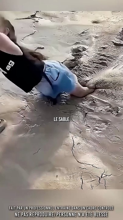 Quand tu rentres dans du sable mouvant
