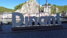 DINANT 🇧🇪 BELGIUM WALKTHROUGH 4K ASMR - Relaxing Urban Sounds & Street Ambience _ Walking Tour POV