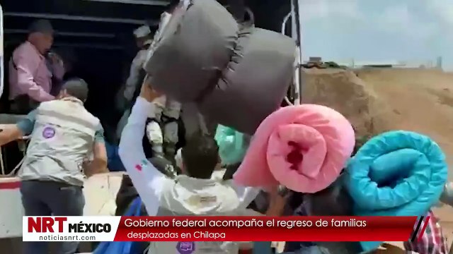 Gobierno federal acompaña el regreso de familias desplazadas en Chilapa