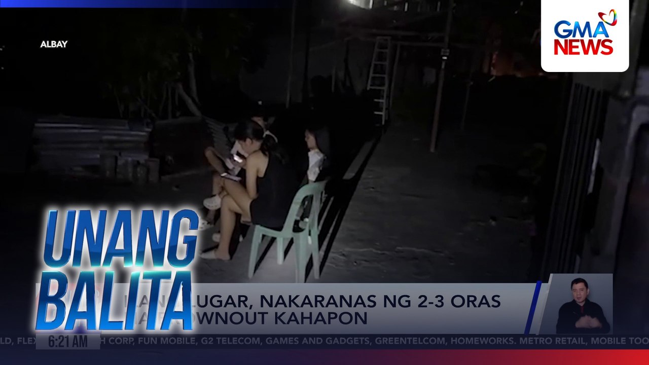 Ilang lugar, nakaranas ng 2-3 oras na brownout kahapon | Unang Balita