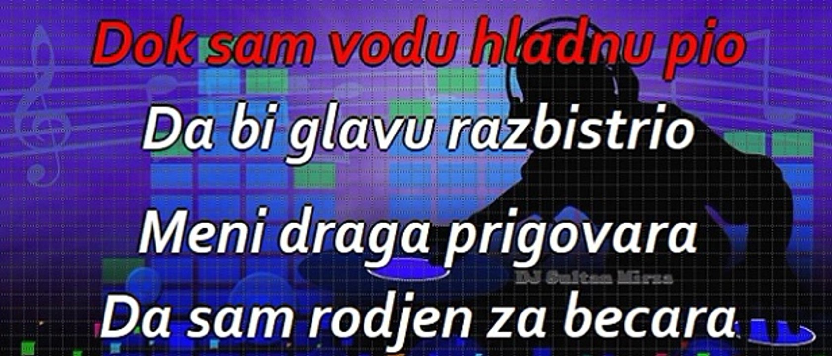 Ja ću uvijek, Lički bećar biti - Narodna (uživo karaoke)