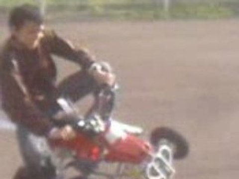 Moi en quad, sur deux roues