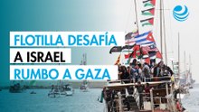 Flotilla humanitaria desafía de nuevo a Israel y zarpa rumbo a Gaza tras dos interceptaciones