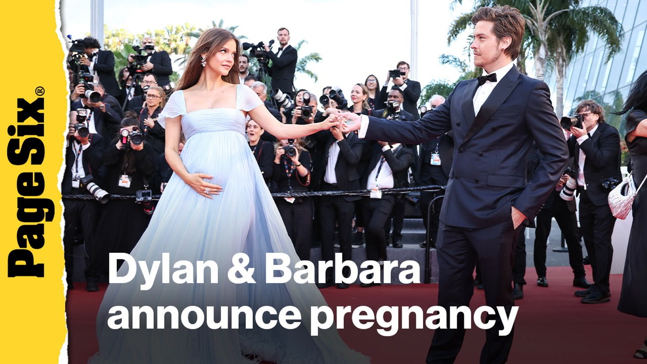 Dylan Sprouse and Barbara Palvin announce pregnancy at Cannes