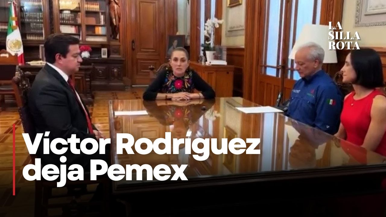 Víctor Rodríguez deja Pemex; Juan Carlos Carpio será el nuevo director