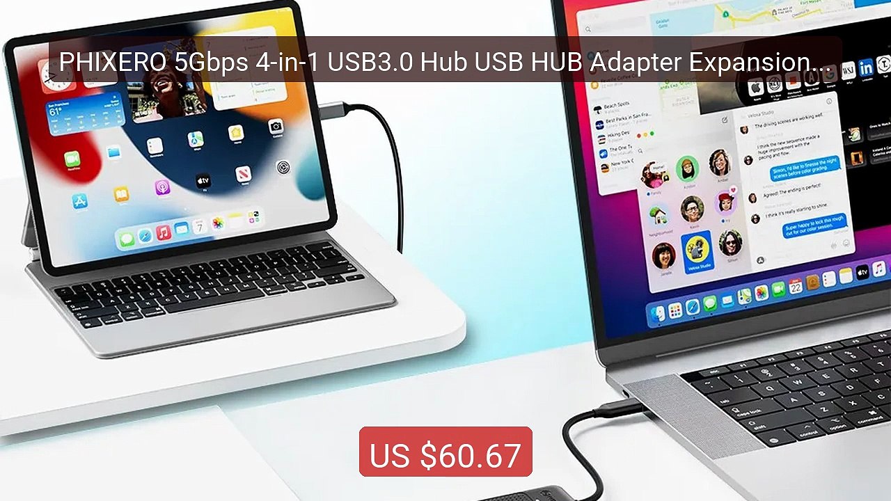 PHIXERO 5Gbps 4-in-1 USB3.0 Hub USB HUB Adapter Expansion Dock Ult... — Best Deal 2026 | Shop Now!