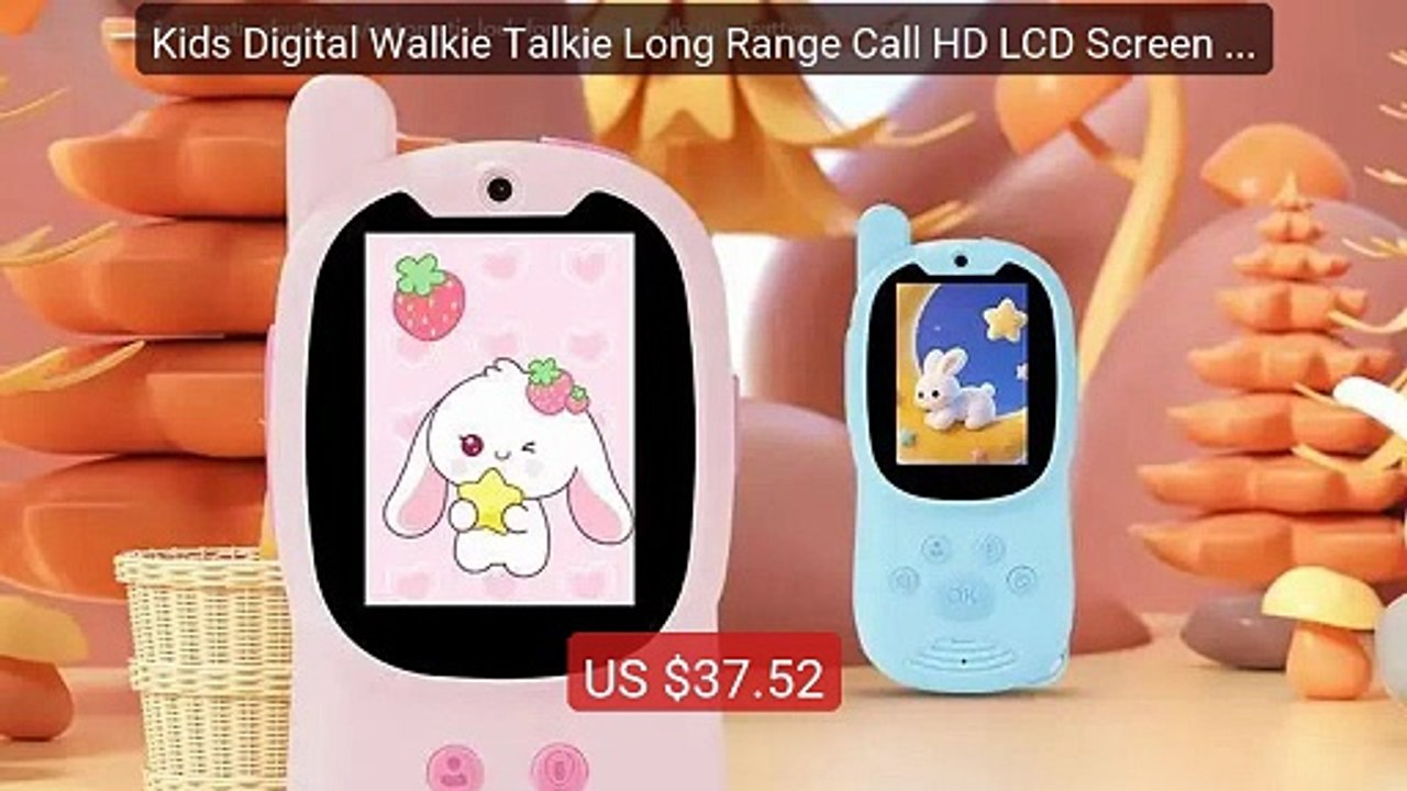 Kids Digital Walkie Talkie Long Range Call HD LCD Screen Children V... — Top Rated 2026 | Buy Now!