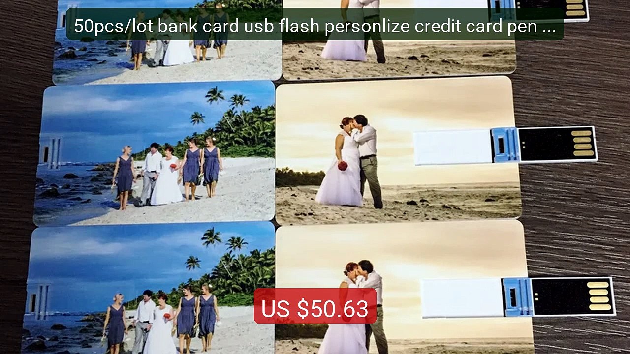 50pcs/lot bank card usb flash personlize credit card pen driv... — Amazing Value 2026 | Must Have!
