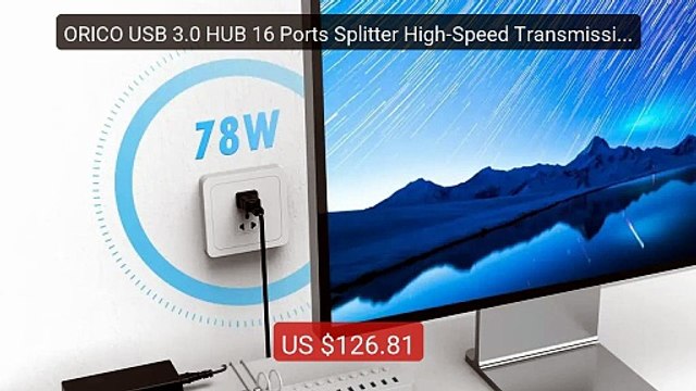 ORICO USB 3.0 HUB 16 Ports Splitter High-Speed Transmission US... — Best Buy 2026 | Great Quality!