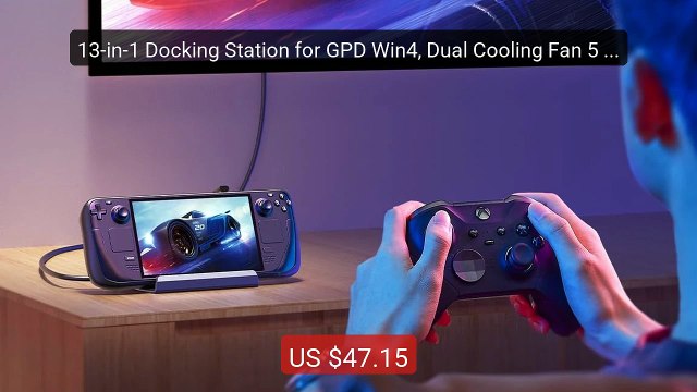 13-in-1 Docking Station for GPD Win4, Dual Cooling Fan 5 USB P... — Hot Deal 2026 | Limited Offer!