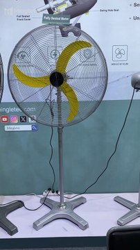 Mingletec 30 inch BLDC fully sealed motor industrial fan #mingletec #30inchfan #BLDCfan #industrialfan #standfan