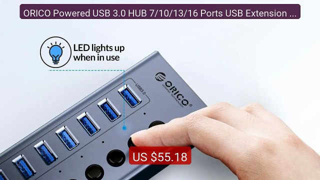 ORICO Powered USB 3.0 HUB 7/10/13/16 Ports USB Extension with ... — Best Buy 2026 | Great Quality!
