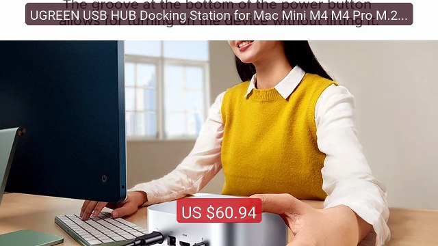 UGREEN USB HUB Docking Station for Mac Mini M4 M4 Pro M.2 N... — Top Pick 2026 | Unbeatable Price!