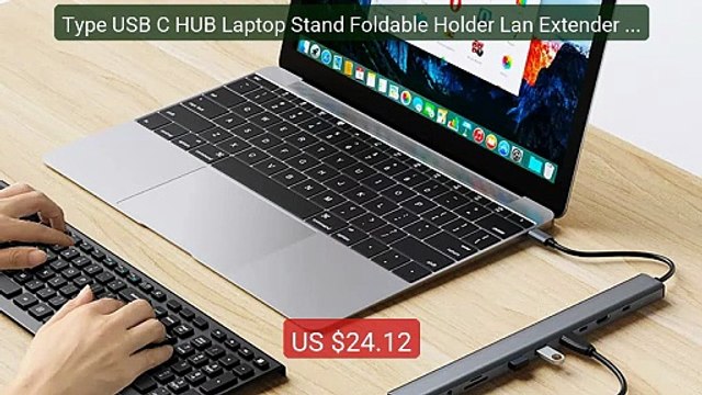 Type USB C HUB Laptop Stand Foldable Holder Lan Extender USB D... — Hot Deal 2026 | Limited Offer!