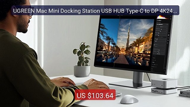 UGREEN Mac Mini Docking Station USB HUB Type-C to DP 4K240Hz ... — Amazing Value 2026 | Must Have!