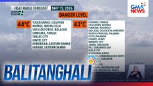 Heat index forecast (May 15, 2026) | Balitanghali