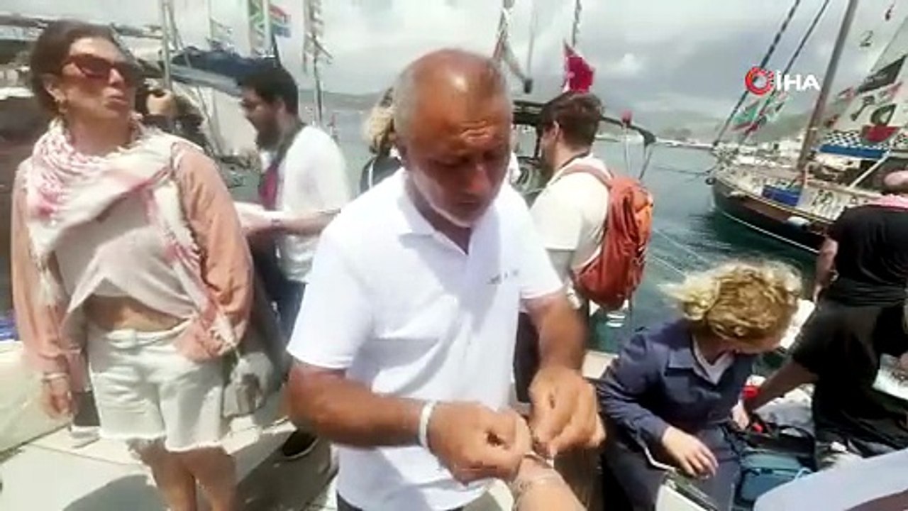 Global Sumud filosu Marmaris’ten Gazze’ye doğru yola çıktı