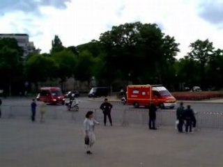 Cortège du président Bush à Paris / President Bush's motorcade, 13 juin 2008